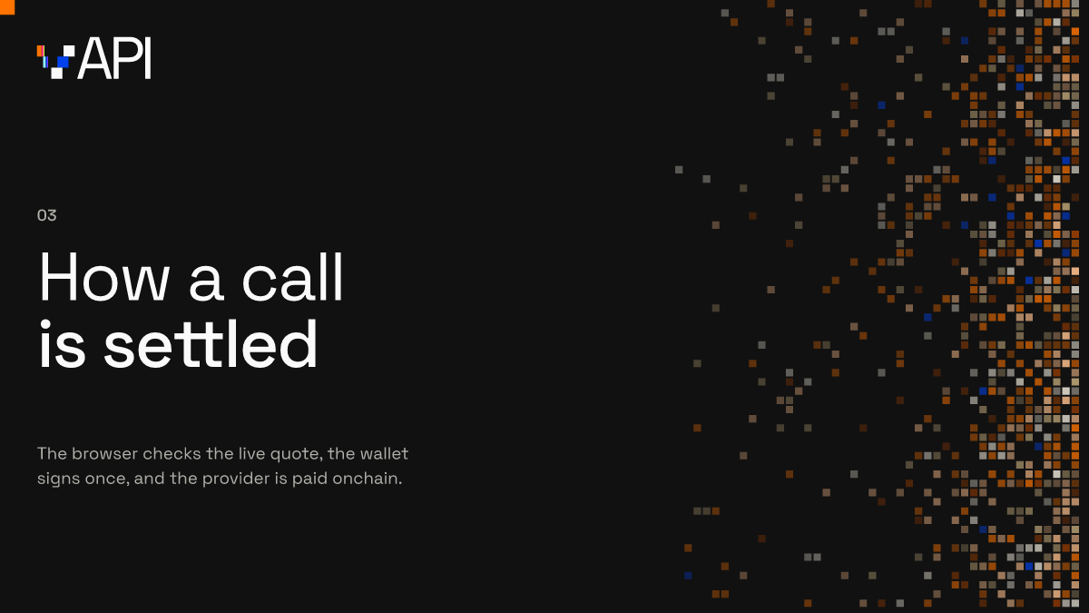 Title slide template on a dark ground