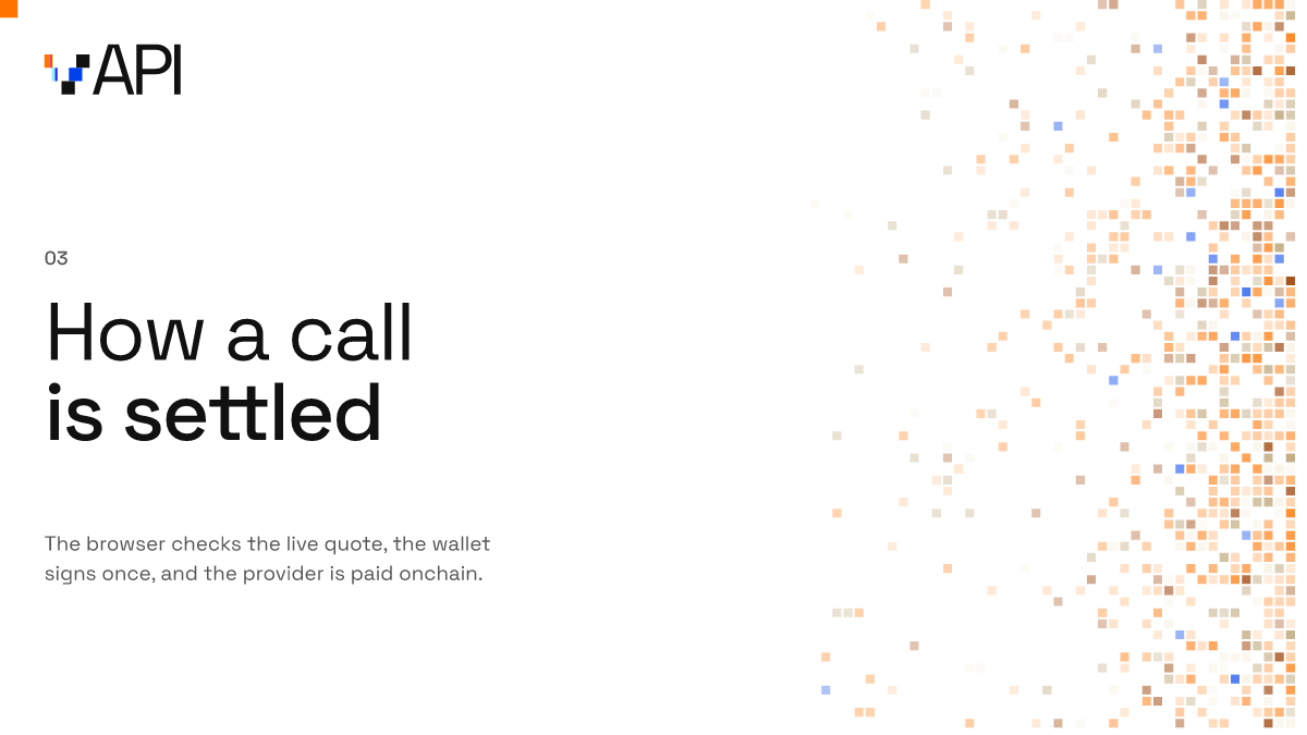 Title slide template on a light ground